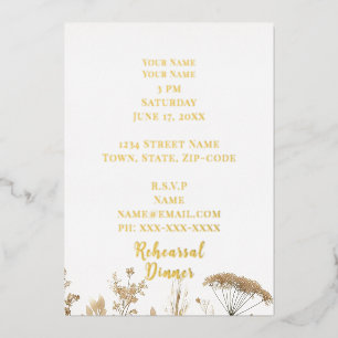 Golden Meadow Wildflower Wedding