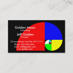 Golden Mean Business Card