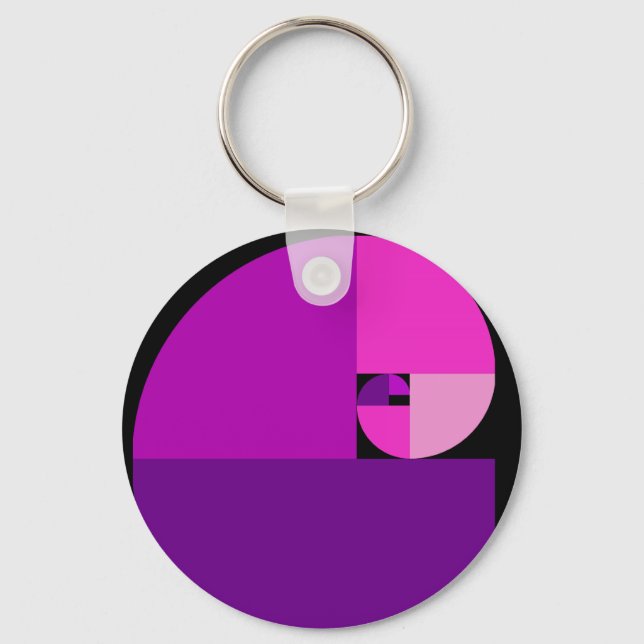 Golden Mean Key Ring (Front)