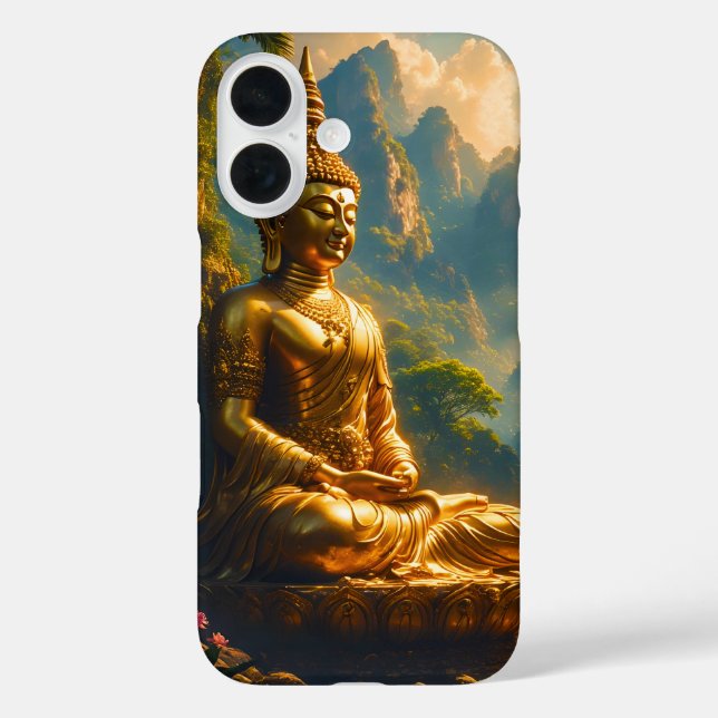Golden Meditation in the Thai Peaks Case-Mate iPhone Case (Back)