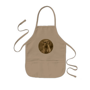 Golden Meerkat 2022 Coin, Kids Apron