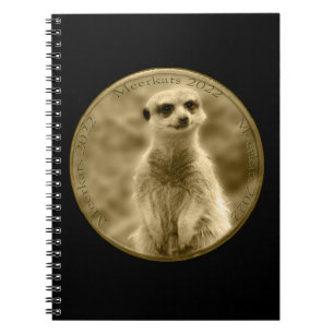 Golden Meerkat 2022 Coin, Notebook