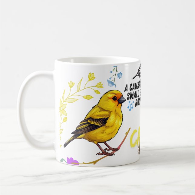 Golden Melody Canary Mug (Left)