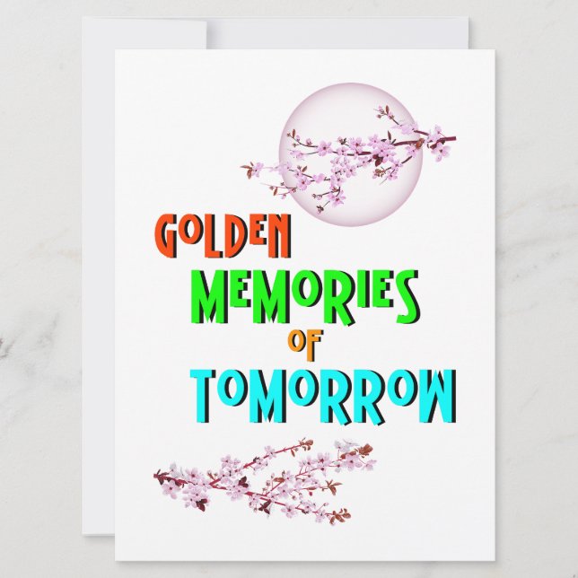 Golden Memories Of Tomorrow blossoms Moon Sakura (Front)