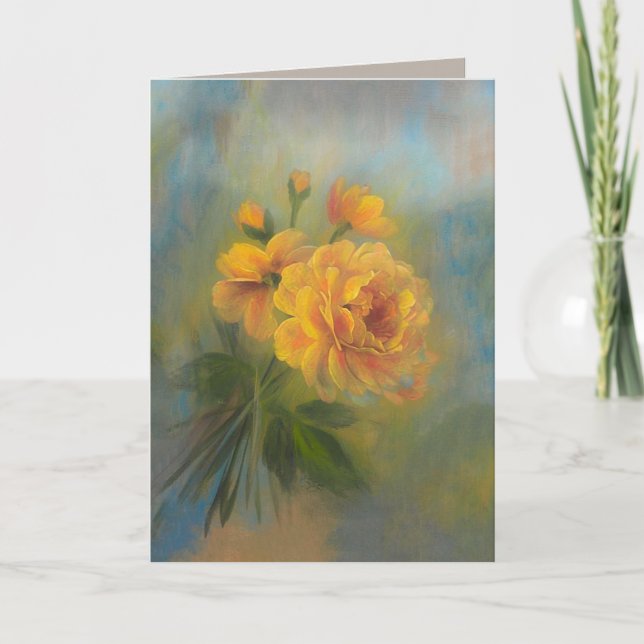 Golden Memories Thank You Card (Front)