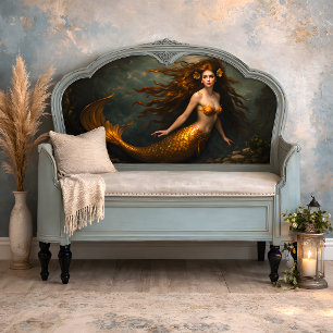 Golden Mermaid Fantasy - Ocean Theme Decoupage Tissue Paper
