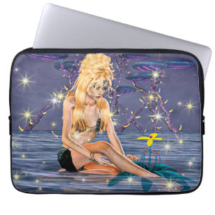 Golden Mermaid Laptop Sleeve