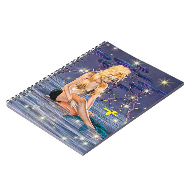 Golden Mermaid Notebook (Left Side)