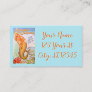 Golden Mermaid Thunder_Cove Business Card