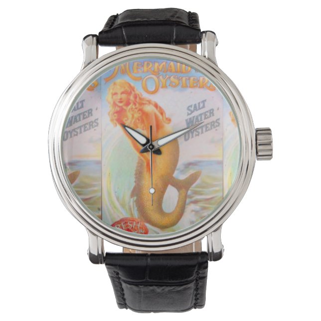 golden mermaid wristwatch (Front)