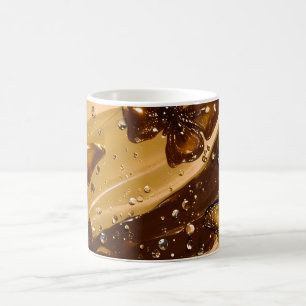 Golden Metallic Butterfly Glam Abstract Coffee Mug