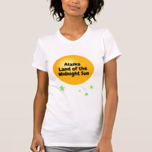 Golden Midnight Sun of Alaska T-Shirt
