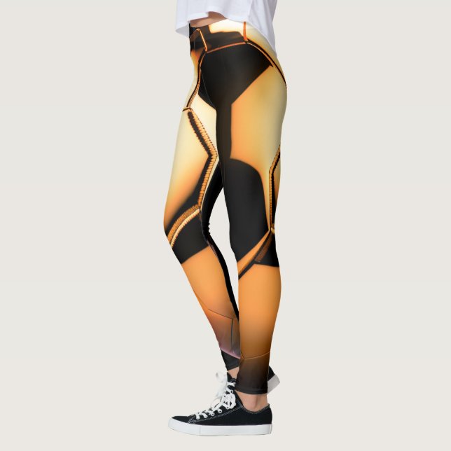 Golden Modern Leggings (Left)