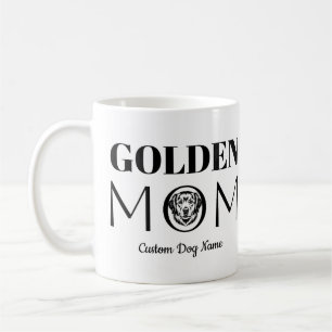 Golden MOM Birthday Gift For Mum, Dog Mum Coffee Mug
