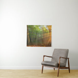 Golden Moment of Light Tapestry