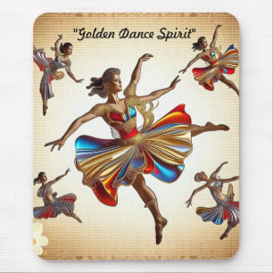 "Golden Moments in Motion" Mouse Mat