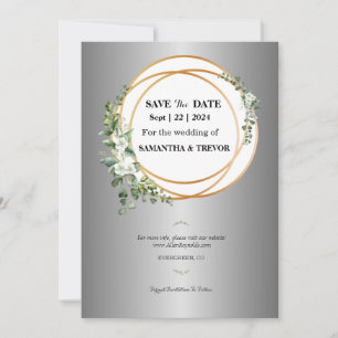 Golden Moments: Our Save the Date Invitation