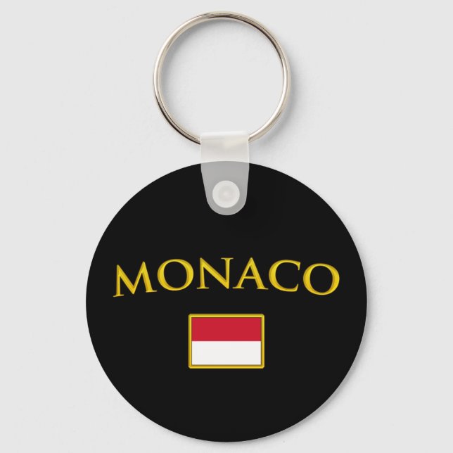 Golden Monaco Key Ring (Front)