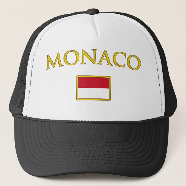 Golden Monaco Trucker Hat (Front)