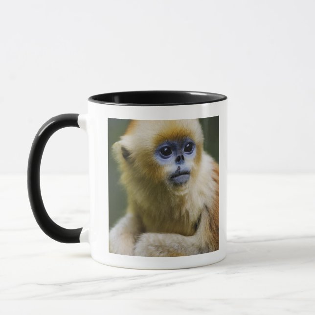 Golden monkey mug (Left)