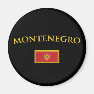 Golden Montenegro Magnet