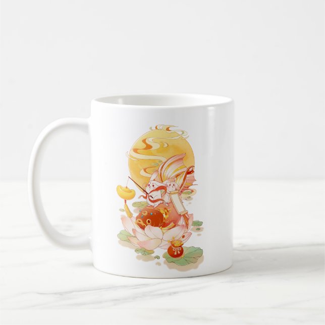 Golden Moon Harmony Mug (Left)