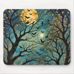 Golden Moonlight Mouse Mat