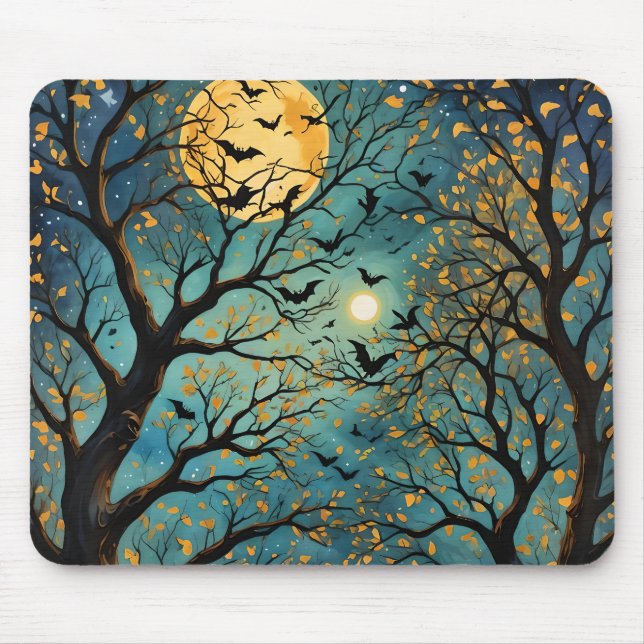 Golden Moonlight Mouse Mat (Front)