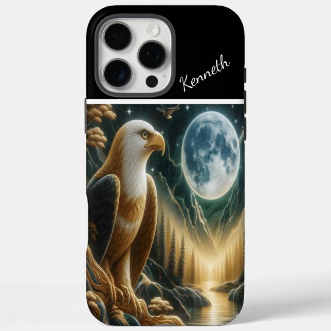 Golden Moonlit River Case-Mate iPhone Case (Back)