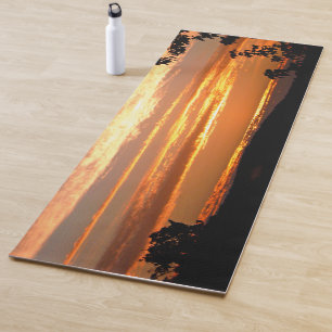 Golden Morning Yoga Mat