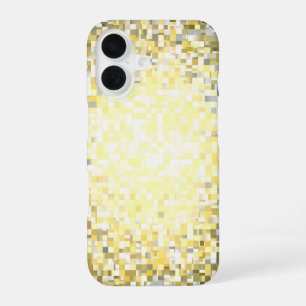 Golden Mosaic Glow iPhone 16 Case