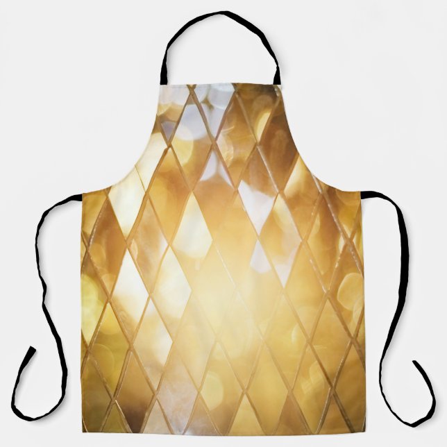 Golden Mosaic: Shining Glass Effect. Apron (Front)