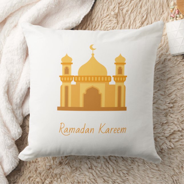 Golden Mosque Pillow (Blanket)