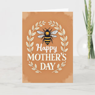 Golden Mothers Day Bug Card