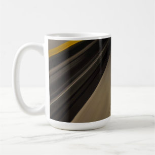 Golden Motion Lines Coffee Mug