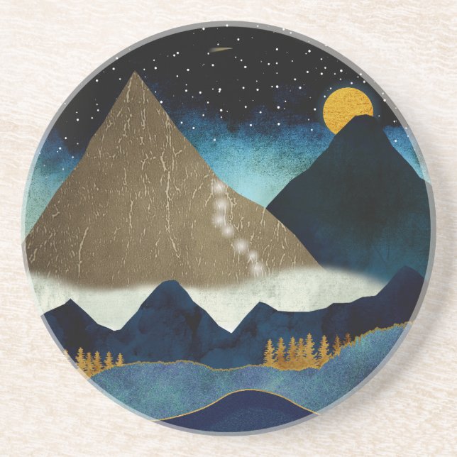 Golden Mountain Climbers Coaster (Front)