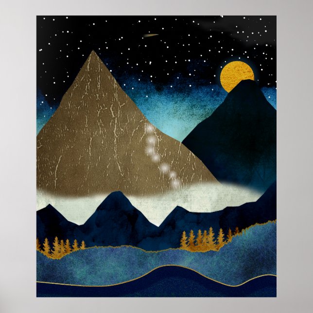 Golden Mountain Climbers Poster (Front)