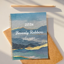 Golden Mountain Personalised Planner