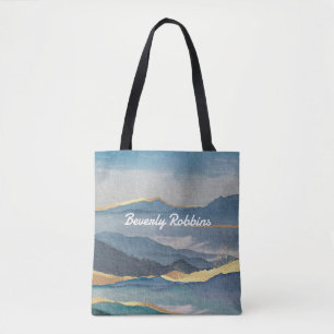 Golden Mountain Personalized Tote Bag