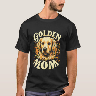 Golden Mum Golden Retriever Funny Graphic Tees Lon