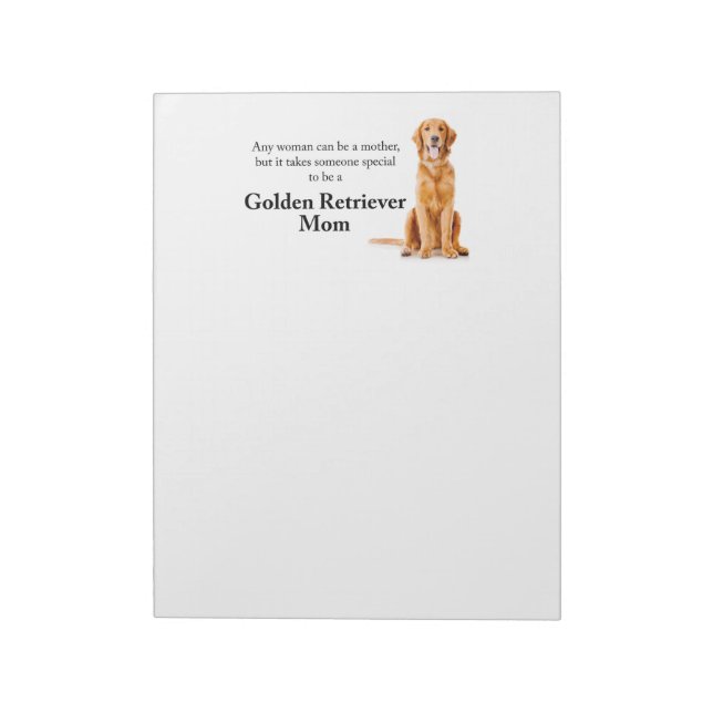 Golden Mum Notepad (Rotated)