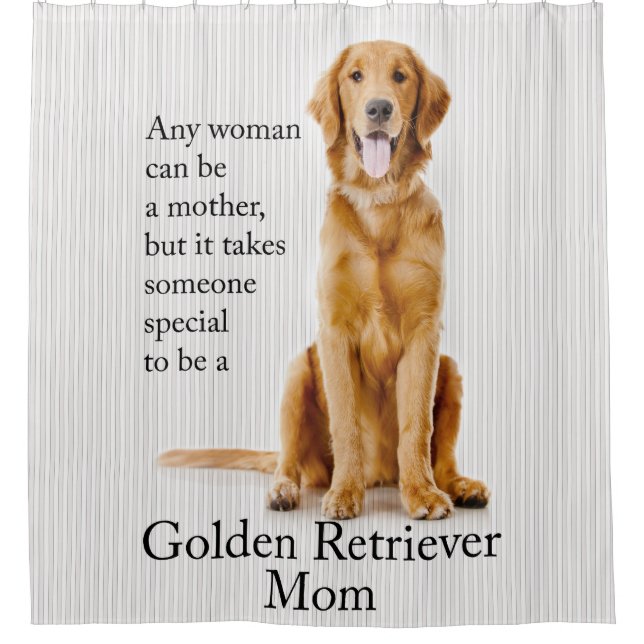 Golden Mum Shower Curtain (Front)