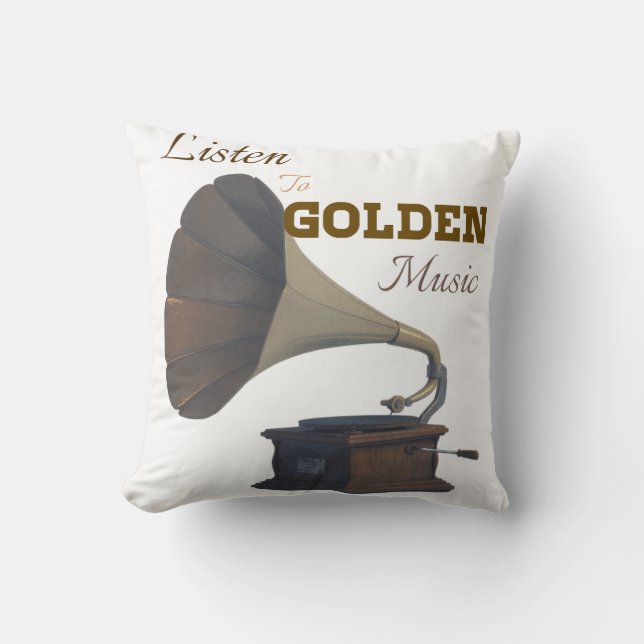Golden music  cushion (Front)