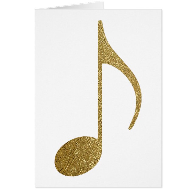 golden musical note (Front)