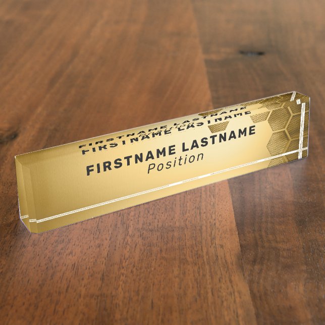 Golden nameplate (Side)