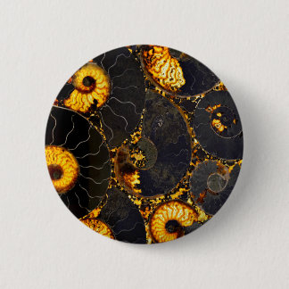 Golden Nautilus 6 Cm Round Badge