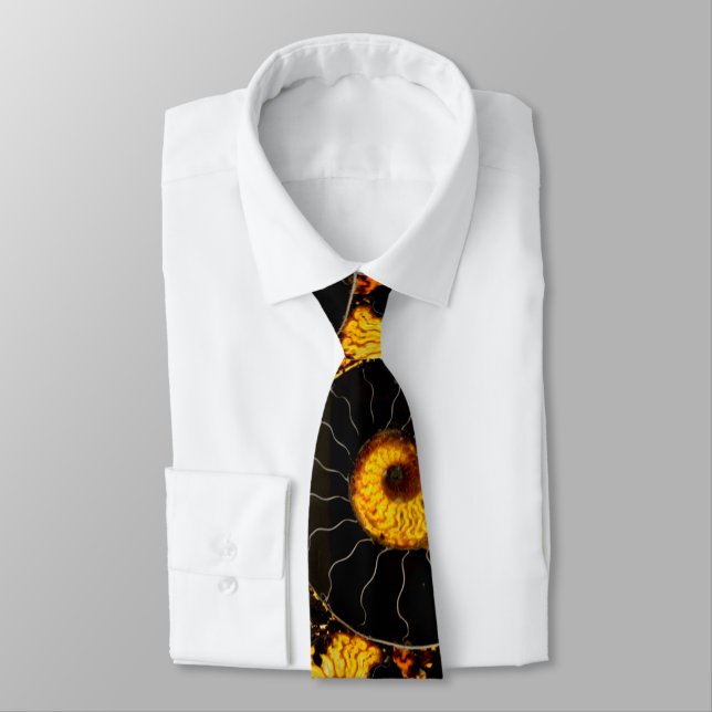Golden Nautilus Tie (Tied)