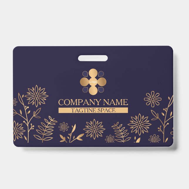 Golden Navy bage ID Badge (Front)