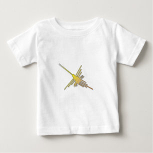 Golden Nazca Lines Hummingbird Baby T-Shirt