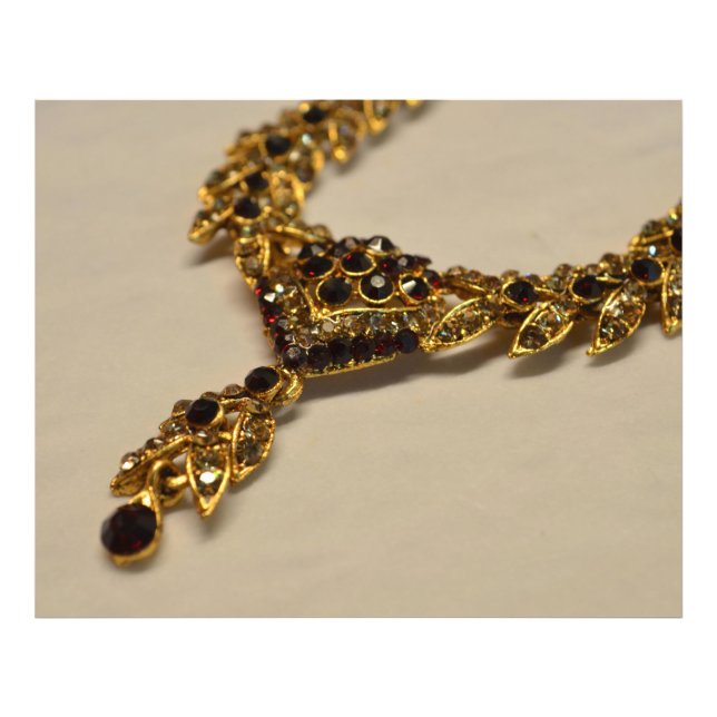 Golden Necklace Photo Print (Front)